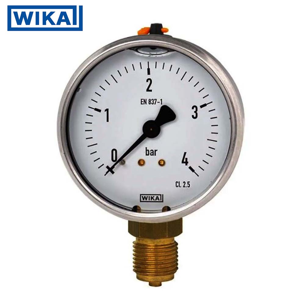 Đồng hồ áp suất Wika,Thân Inox,Model 113.53,