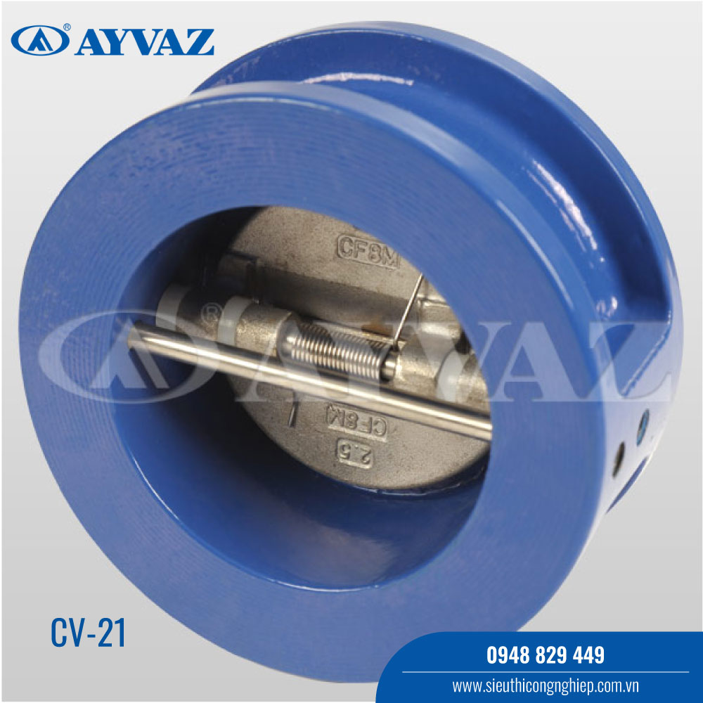 Van một chiều 2 lá lật Ayvaz, CV 21, DN200mm